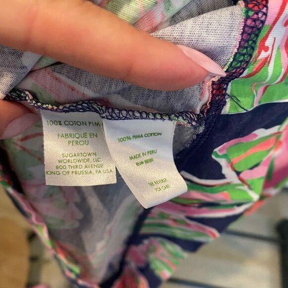 Lilly Pulitzer Palmetto in the Navy in the Vias Dress, size Medium - Picture 6 of 8